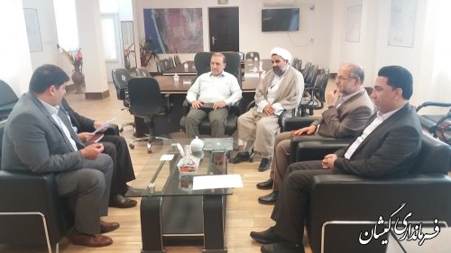 دیدار مدیرعامل مخابرات استان با فرماندار گمیشان