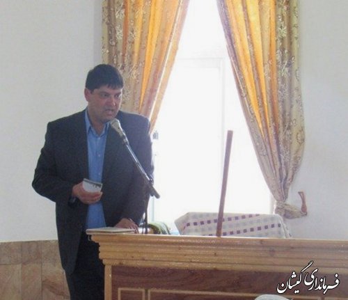 حضور فرماندار گمیشان در نماز جمعه شهرستان