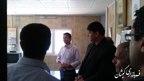 فرماندار گمیشان وضعیت برق شهرستان را بررسی کرد