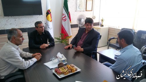 فرماندار گمیشان وضعیت برق شهرستان را بررسی کرد