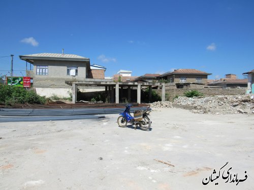 بازدید از مدرسه در حال ساخت امام سجاد(ع) شهر گمیش تپه