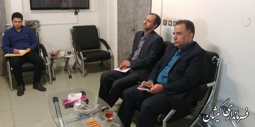 وضعیت آب شرب روستاهای سطح شهرستان گمیشان بررسی شد