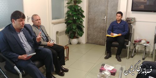 وضعیت آب شرب روستاهای سطح شهرستان گمیشان بررسی شد