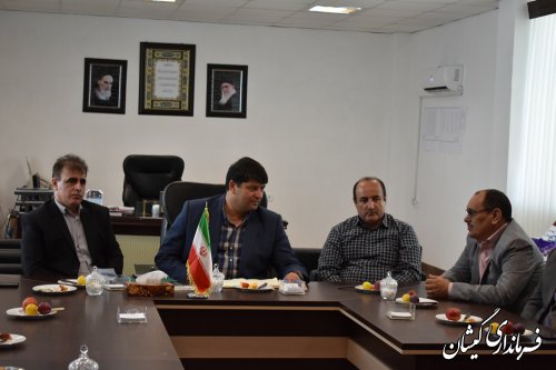 جلسه داخلی کارکنان فرمانداری و بخشداری های تابعه شهرستان گمیشان برگزار شد