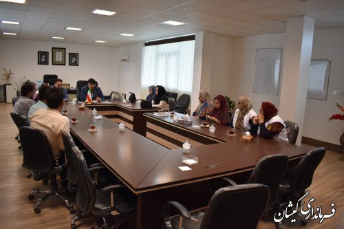 رئیس و کارکنان بهزیستی شهرستان با فرماندار گمیشان دیدار کرد