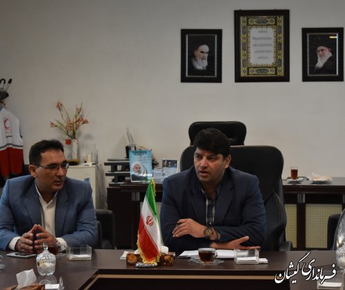 رئیس و کارکنان بهزیستی شهرستان با فرماندار گمیشان دیدار کرد