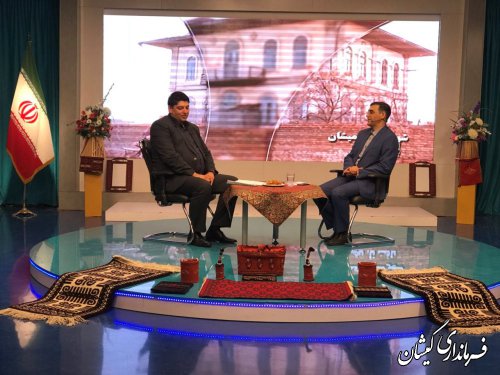 فرماندار گمیشان در برنامه زنده تلویزیونی چلچراغ شبکه شما حضور یافت