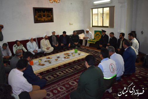 کاروان خدام رضوی وارد شهرستان گمیشان شد