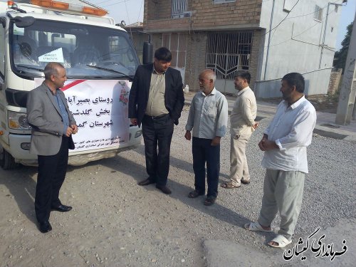 بازدید فرماندار گمیشان از روستای بصیرآباد