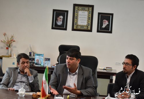 دیدار شهردار و شورای اسلامی گمیش تپه با فرماندار گمیشان