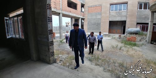 بازدیدفرماندار و مدیرکل فرهنگ و ارشاد اسلامی ازپروژه های عمرانی شهرستان