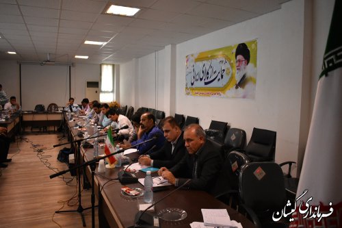 اقدامات،مشکلات و مطالبات روستاهای بخش گلدشت شهرستان گمیشان بررسی شد