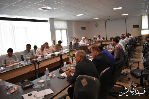 اقدامات،مشکلات و مطالبات روستاهای بخش گلدشت شهرستان گمیشان بررسی شد