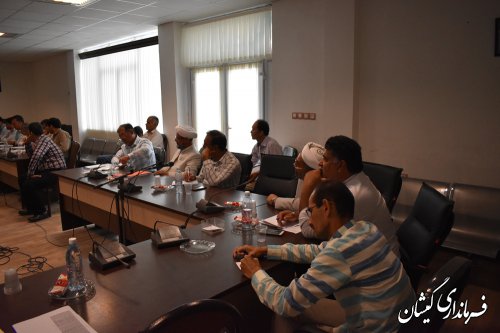 اقدامات،مشکلات و مطالبات روستاهای بخش گلدشت شهرستان گمیشان بررسی شد
