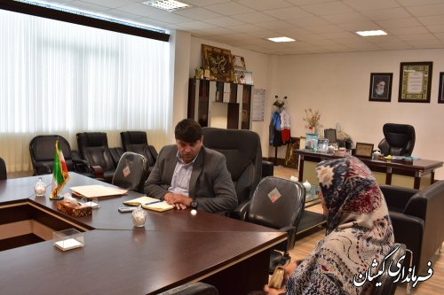 ملاقات عمومی فرماندار گمیشان با مردم شهرستان برگزار شد
