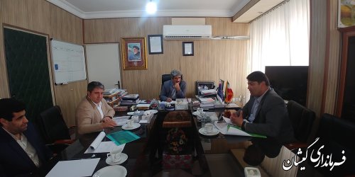 نشست هماهنگی احداث آب شیرین کن در گمیشان