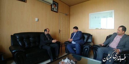 فرماندار گمیشان با مدیرعامل شرکت گاز استان دیدار کرد