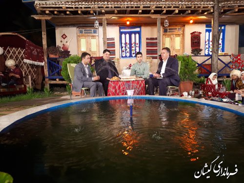 فرماندار گمیشان شب گذشته در برنامه زنده تلویزیونی قرار شبانه حضور یافت
