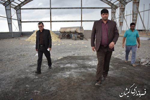 بازدید فرماندار گمیشان از فضاها و پروژه های ورزشی بخش مرکزی شهرستان