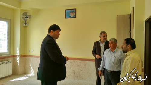 بازدید فرماندار گمیشان از پروژه های قابل افتتاح هفته دولت