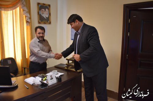 فرماندار گمیشان با کارکنان فرمانداری دیدار کرد