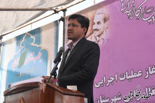 آیین افتتاح و کلنگ زنی74پروژه هفته دولت گمیشان با اعتبار قریب به 400 میلیارد ریال