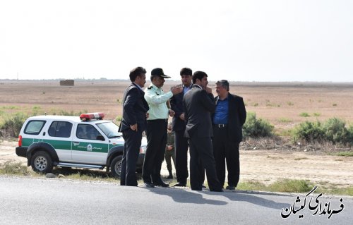 بازدید معاون هماهنگی امور عمرانی استاندار از محور قرنجیک گوگجلی