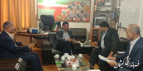 دیدار فرماندار گمیشان با رئیس سازمان جهاد کشاورزی استان