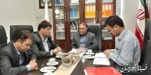 دیدار فرماندار گمیشان با مدیرکل راه و شهرسازی استان