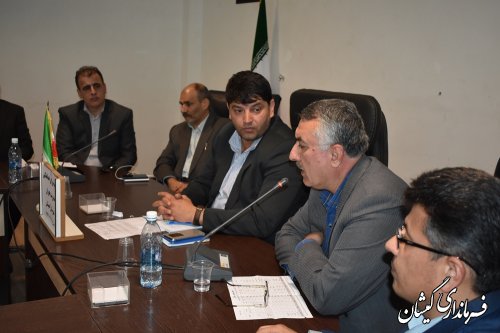 چهارمین جلسه شورای هماهنگی مدیریت بحران شهرستان گمیشان برگزار شد