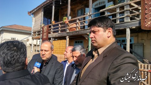 بازدیداستاندار گلستان از اقامتگاه سنتی، تفریحی و توریستی شهرستان گمیشان