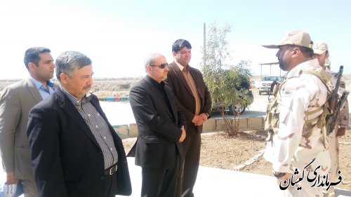 بازدید استاندار گلستان از پاسگاه مرزی شهرستان گمیشان