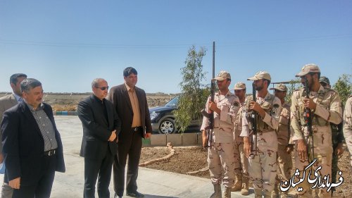 بازدید استاندار گلستان از پاسگاه مرزی شهرستان گمیشان