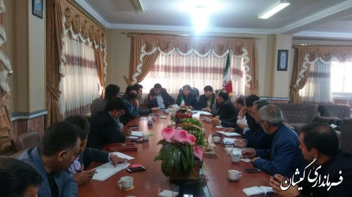 نشست مشترک فرمانداران غرب استان و نماینده مردم منطقه در مجلس شورای اسلامی