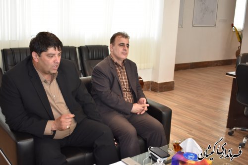 دیدار نماینده سرمایه گذار کشور قزاقستان در استان با فرماندار گمیشان