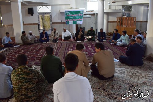 بازدید فرماندار گمیشان از روستای خواجه نفس و دیدار با مردم