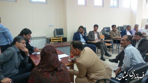 ملاقات عمومی فرماندار و نماینده مجلس با مردم شهرستان گمیشان برگزار شد