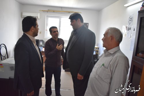 بازدید فرماندار گمیشان از دانشگاه آزاد اسلامی مرکز شهرستان