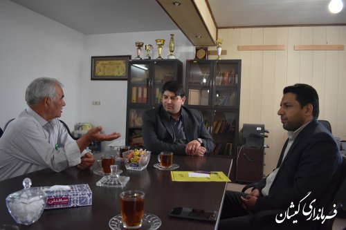بازدید فرماندار گمیشان از دانشگاه آزاد اسلامی مرکز شهرستان