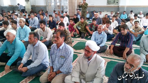 مراسم یادواره شهدای شهرستان گمیشان برگزار شد