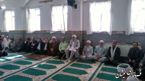 مراسم یادواره شهدای شهرستان گمیشان برگزار شد