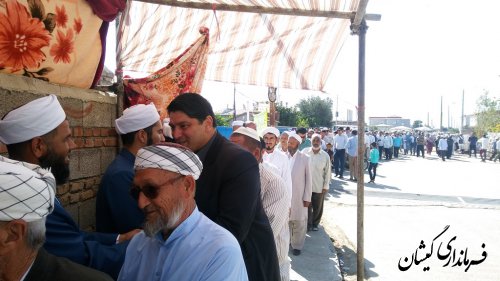 حضور فرماندار در مراسم فارغ التحصیلی طلاب حوزه علمیه سراج الدین روستای قرنجیک