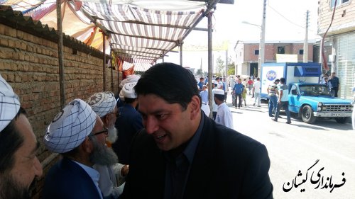 حضور فرماندار در مراسم فارغ التحصیلی طلاب حوزه علمیه سراج الدین روستای قرنجیک