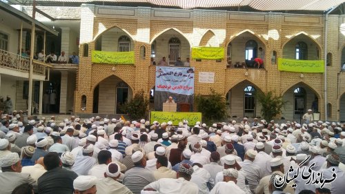 حضور فرماندار در مراسم فارغ التحصیلی طلاب حوزه علمیه سراج الدین روستای قرنجیک