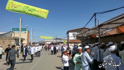 حضور فرماندار در مراسم فارغ التحصیلی طلاب حوزه علمیه سراج الدین روستای قرنجیک