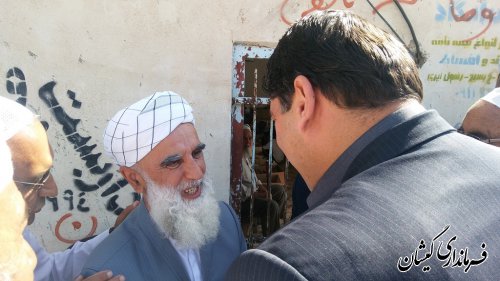 حضور فرماندار در مراسم فارغ التحصیلی طلاب حوزه علمیه سراج الدین روستای قرنجیک