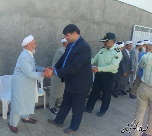 حضور فرماندار گمیشان در مراسم فارغ التحصیلی طلاب حوزه علمیه اعظمی شهرستان