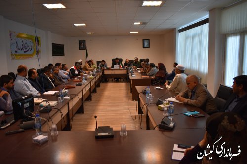جلسه هماهنگی ستاد اربعین شهرستان گمیشان برگزار شد