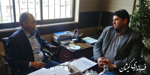وضعیت برق سطح شهرستان گمیشان بررسی شد