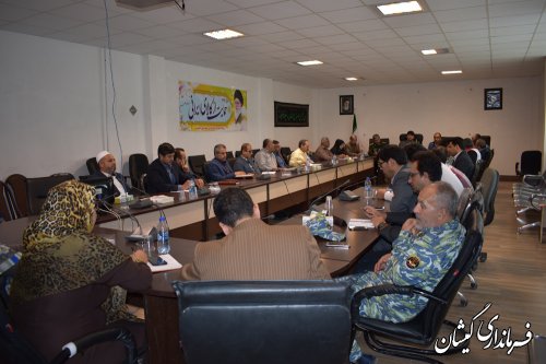 دومین جلسه شورای پدافند غیرعامل شهرستان گمیشان برگزار شد